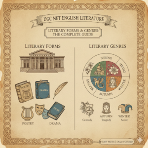 UGC NET Literary Forms & Genres: The Complete Guide (Easy Notes)