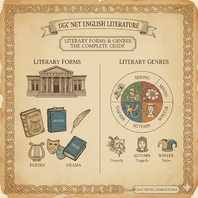 UGC NET Literary Forms & Genres: The Complete Guide (Easy Notes)