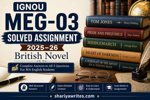 IGNOU MEG-03 Solved Assignment 2025-26